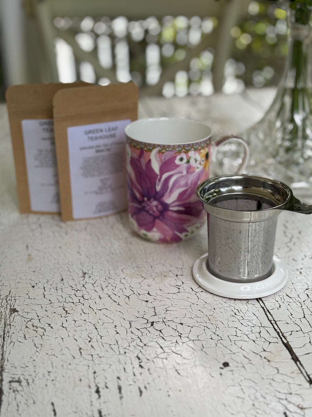 FLORAL TEA MUG SET