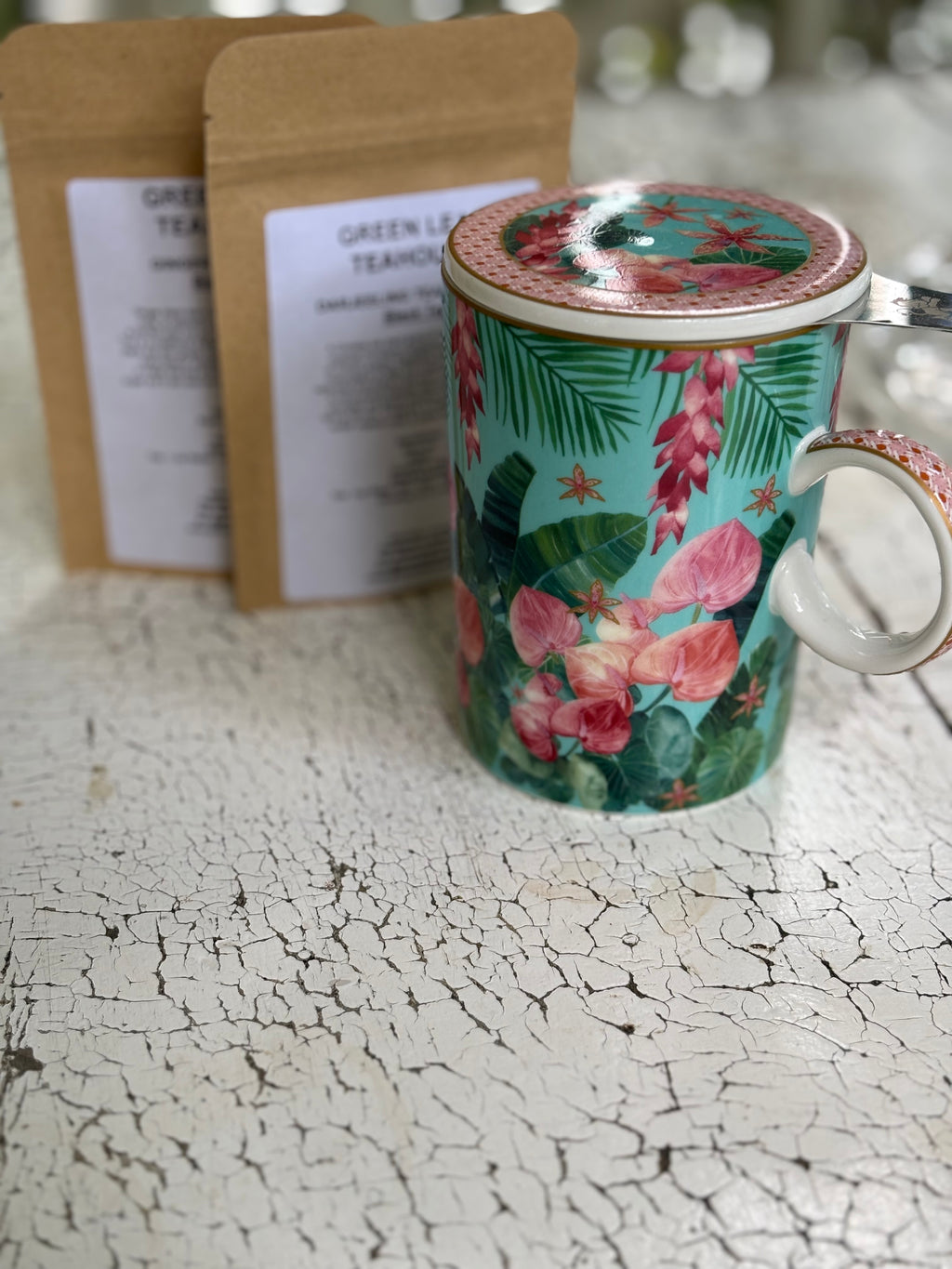 FLORAL TEA MUG SET