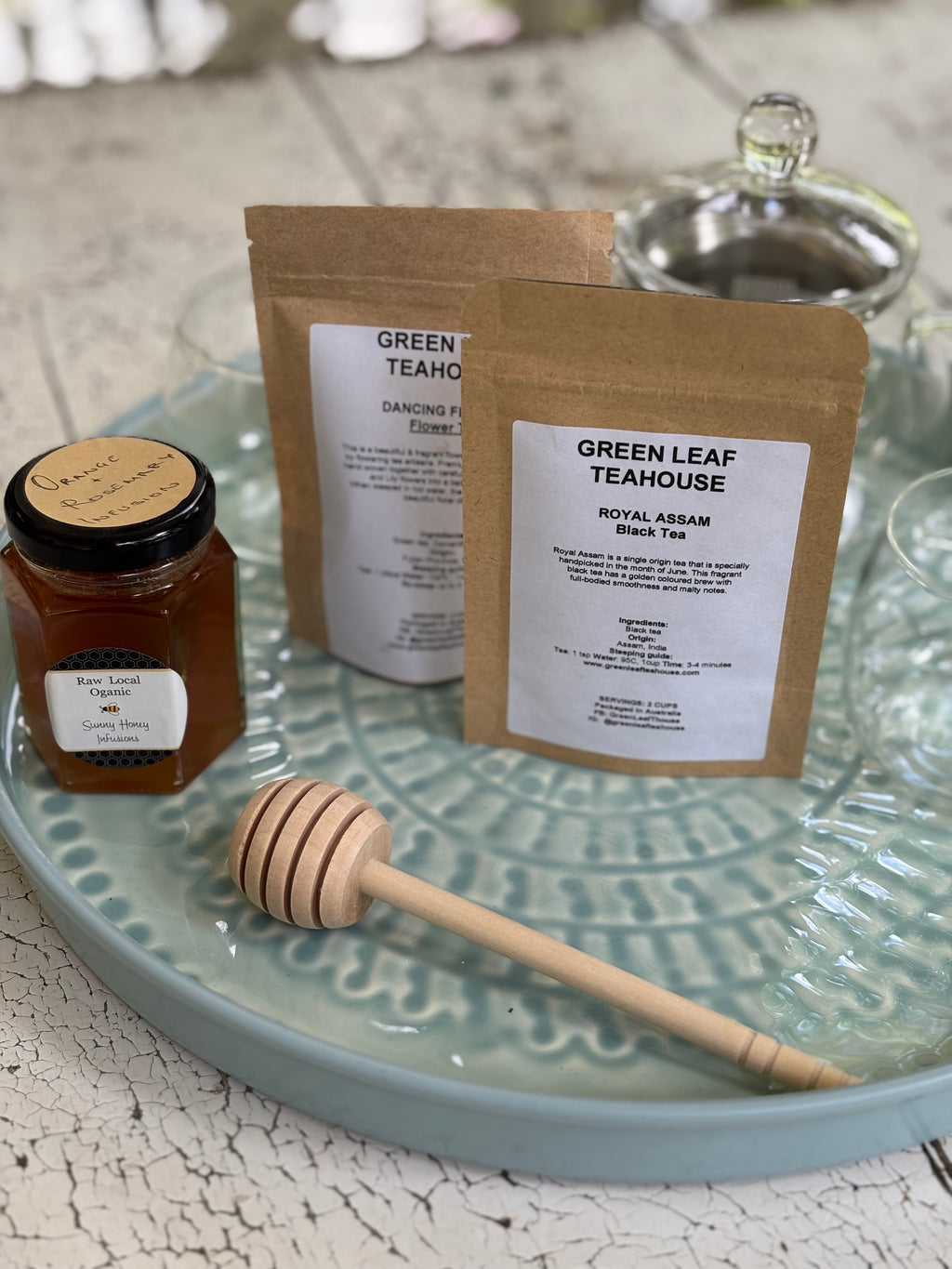 GLASS TEAPOT SET