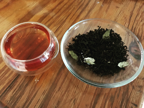 Cardamom chai is a traditional Indian tea. An aromatic blend of sweet & pungent flavors of cardamom with the robust Assam black tea.