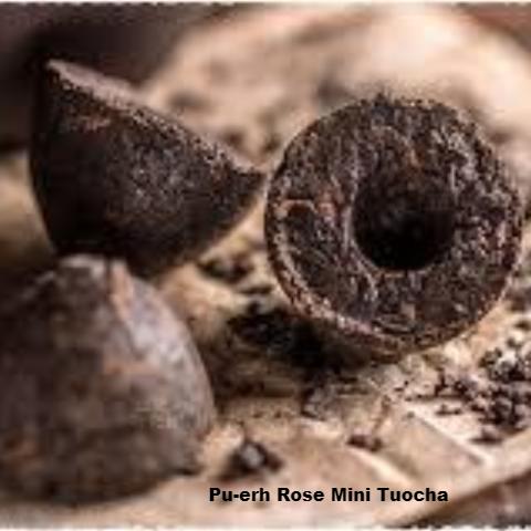 PU-ERH ROSE MINI TUOCHA is a unique variety of fermented tea, grown and harvested in the city of Pu'er, China.